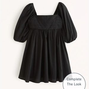 Abercrombie Emerson Ruched Puff Sleeve Mini Dress
Worn One 
Dry Cleaned